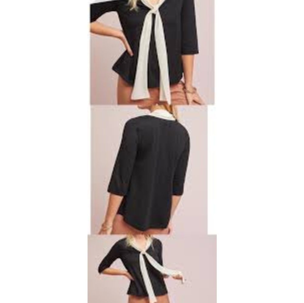 Paper crown Anthropologie blouse size small